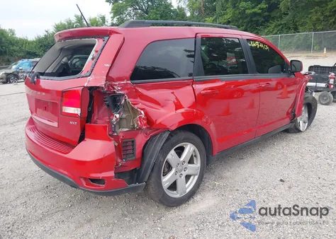 2012 Dodge Journey Sxt из США, поврежденный, VIN 3C4PDCBGXCT342030